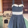 Lorna – Royal Blue Polka Dot72